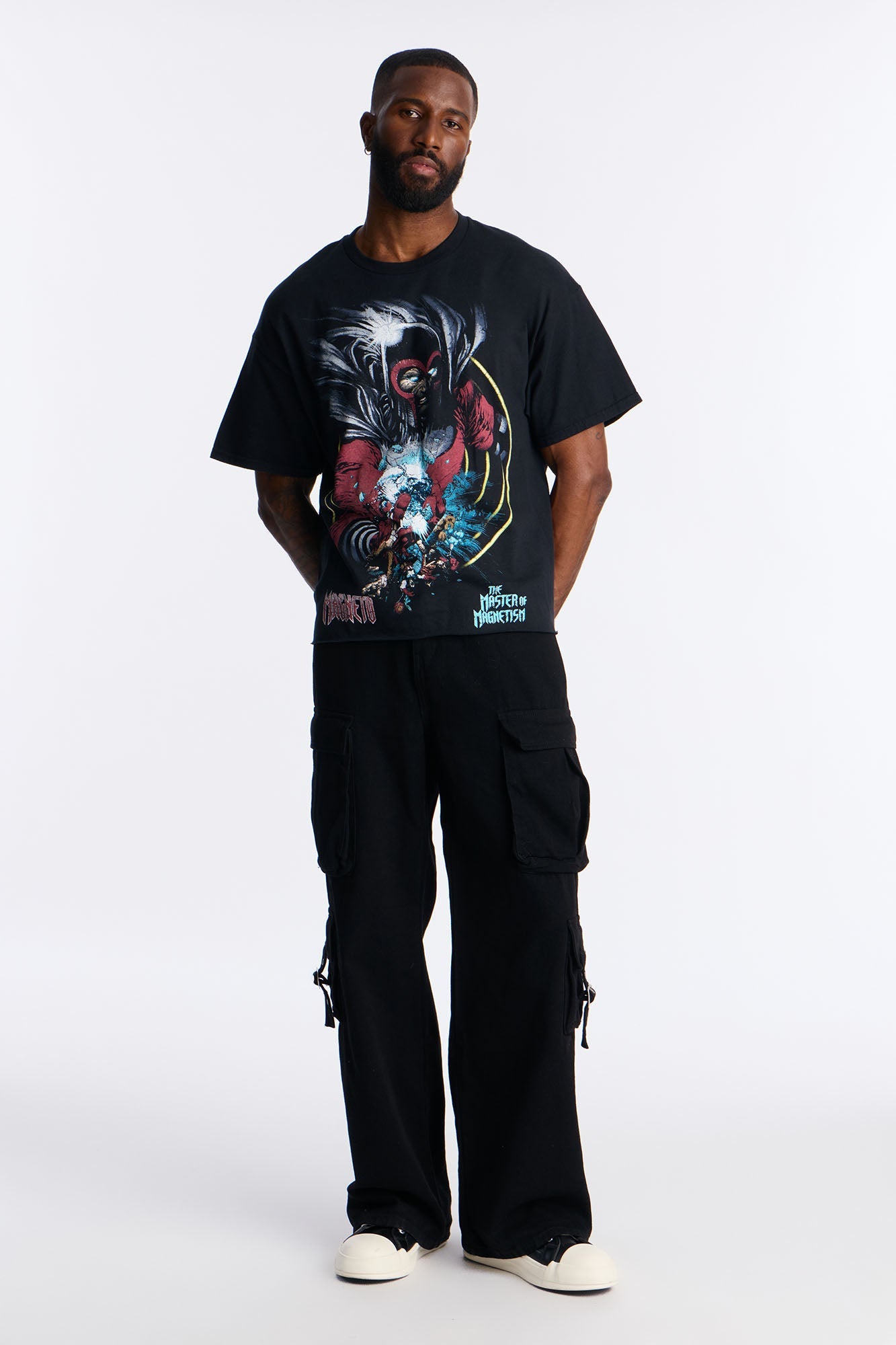 Marvel Magneto Master Of Magnetism Short Sleeve Tee - Black