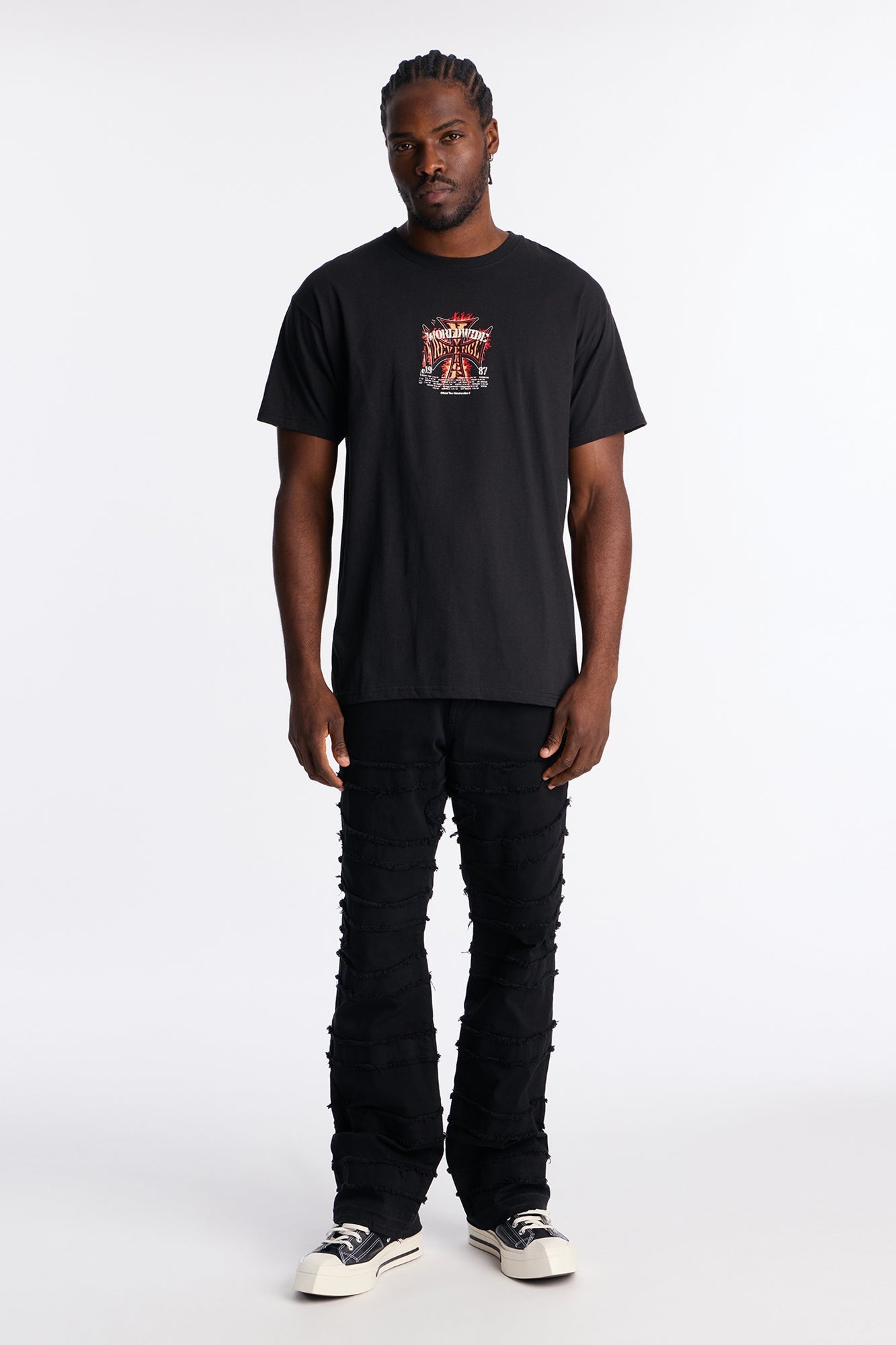 Worldwide Revenge Short Sleeve Tee - Black
