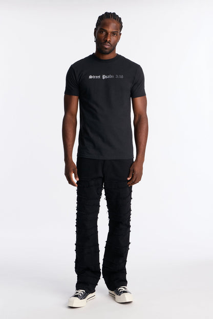 Street Psalm Amen Short Sleeve Tee - Black