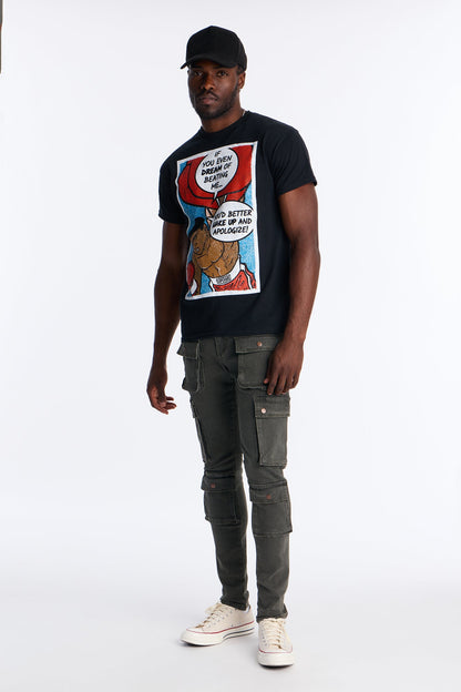 Muhammad Ali Fighting Dream Short Sleeve Tee - Black
