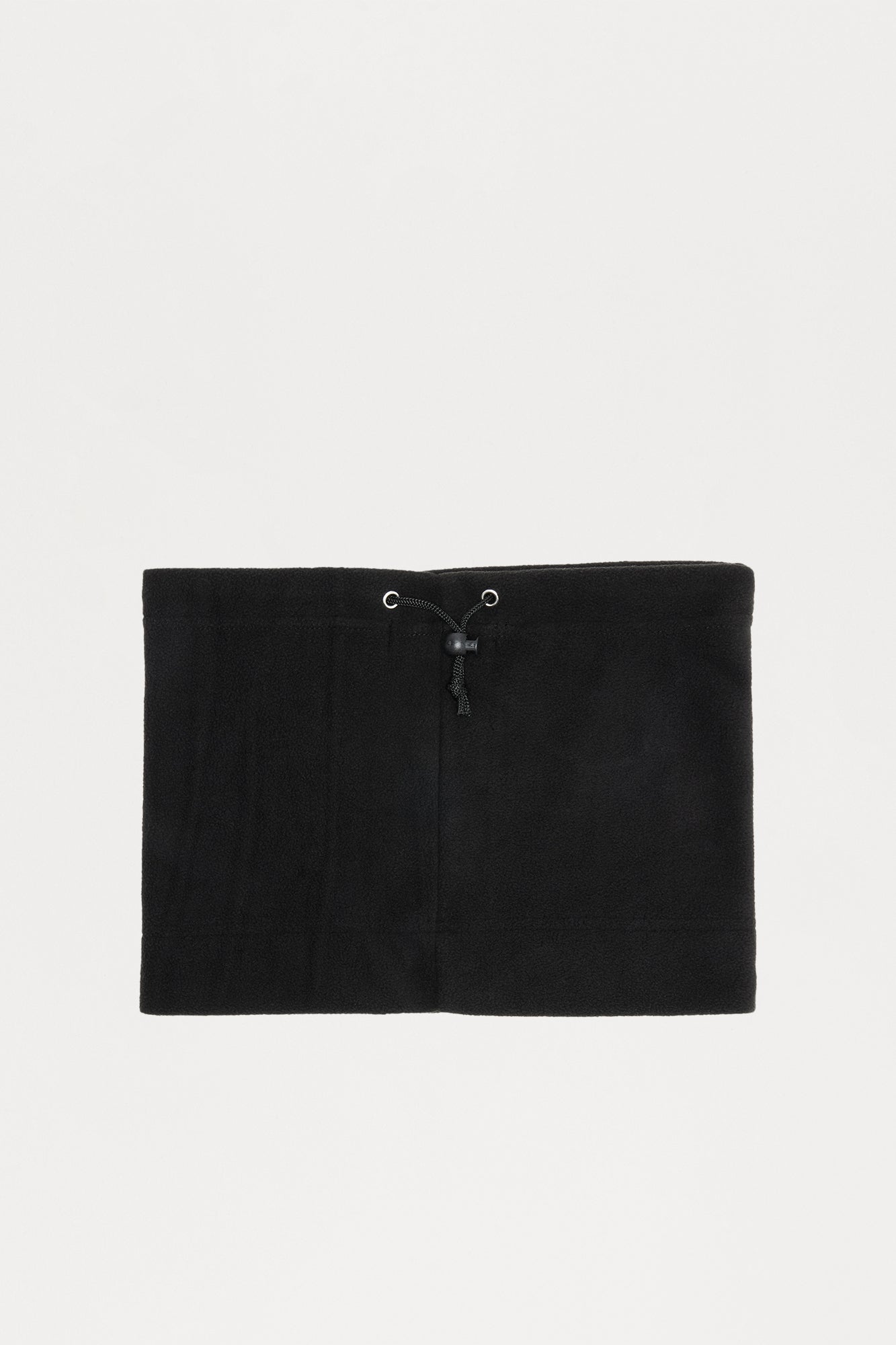Fleece Toggle Tube Scarf - Black