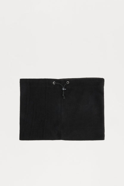 Fleece Toggle Tube Scarf - Black