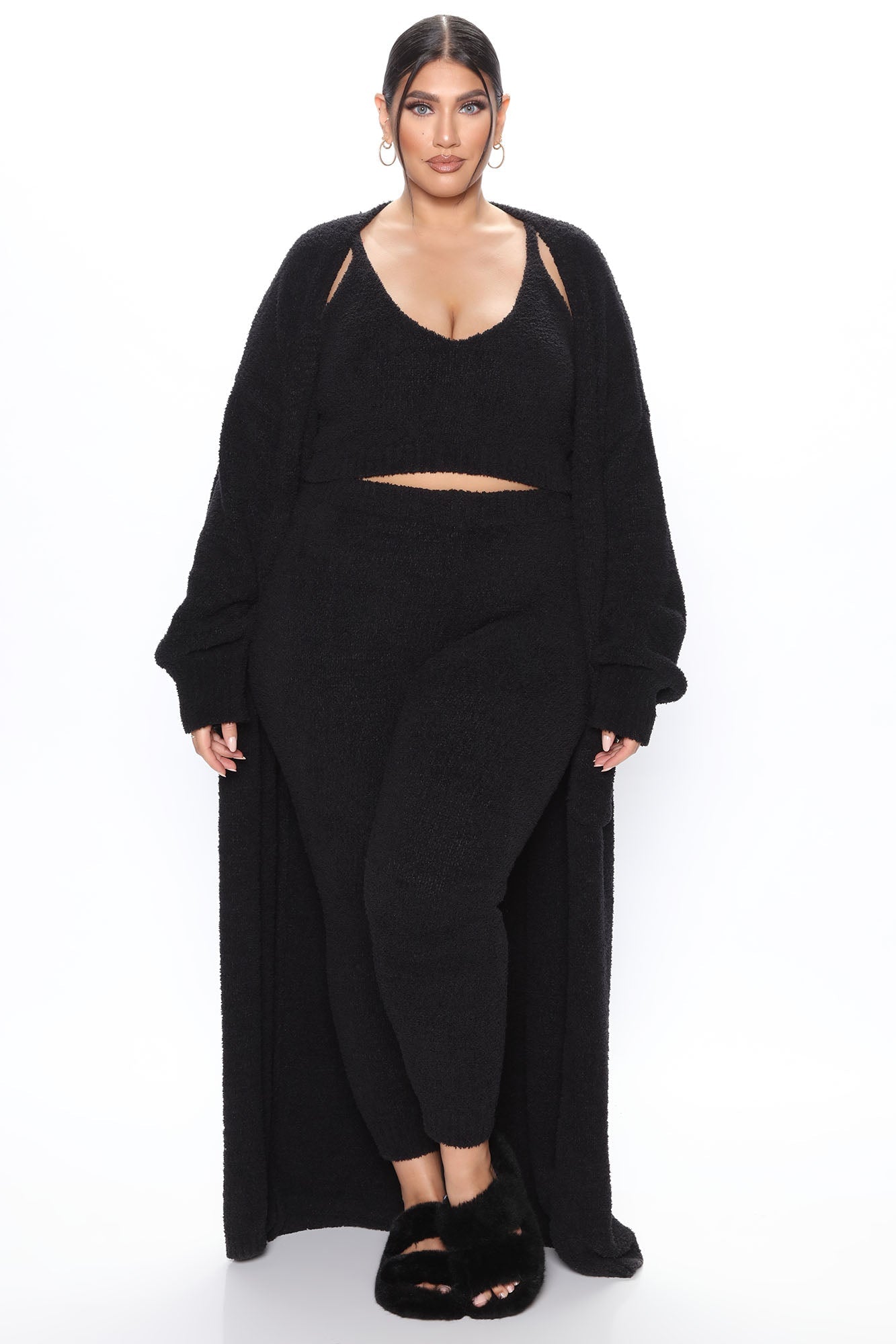 Living In It 3 Piece Legging Set - Black