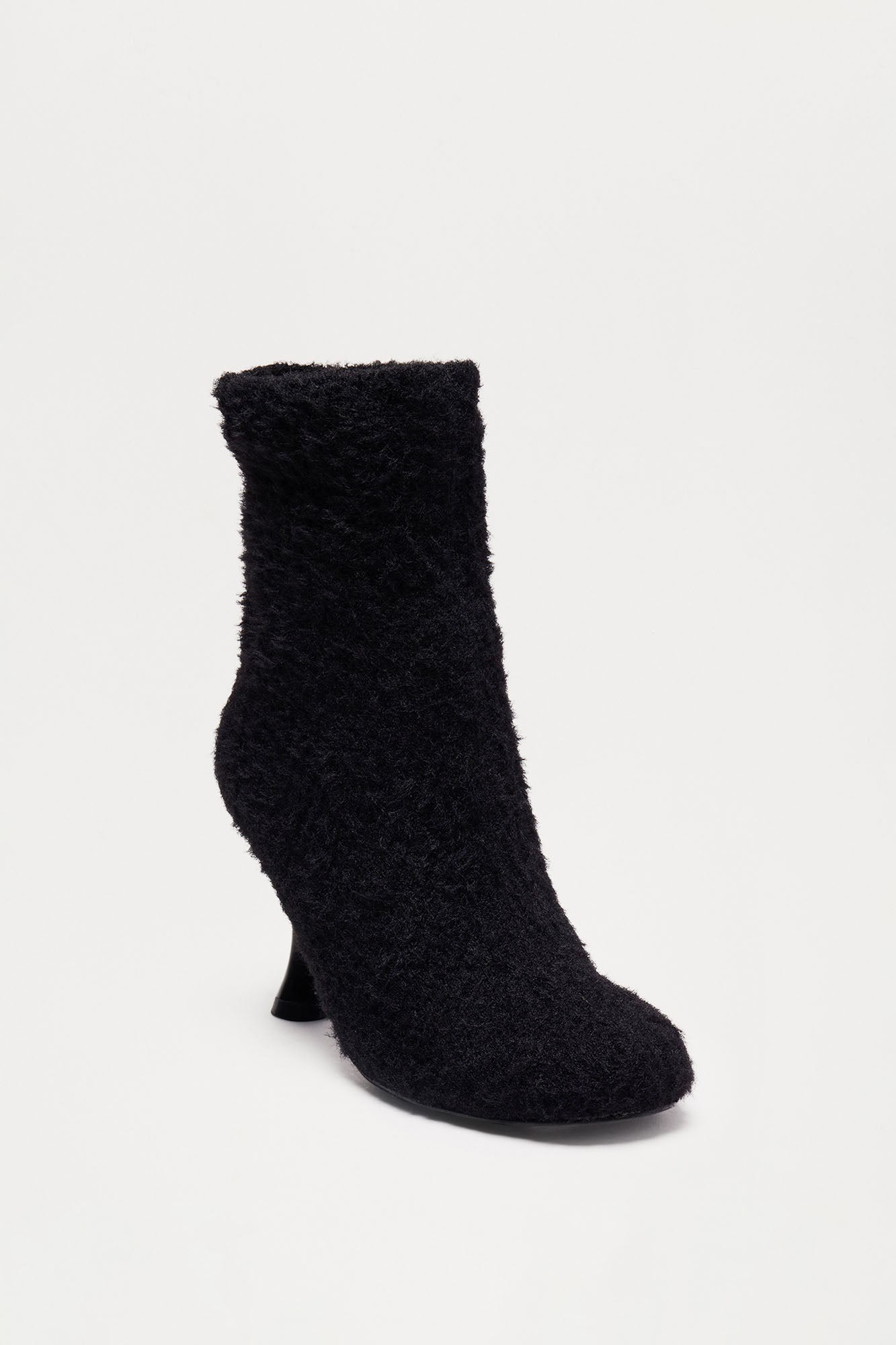 Toasty Knit Booties - Black