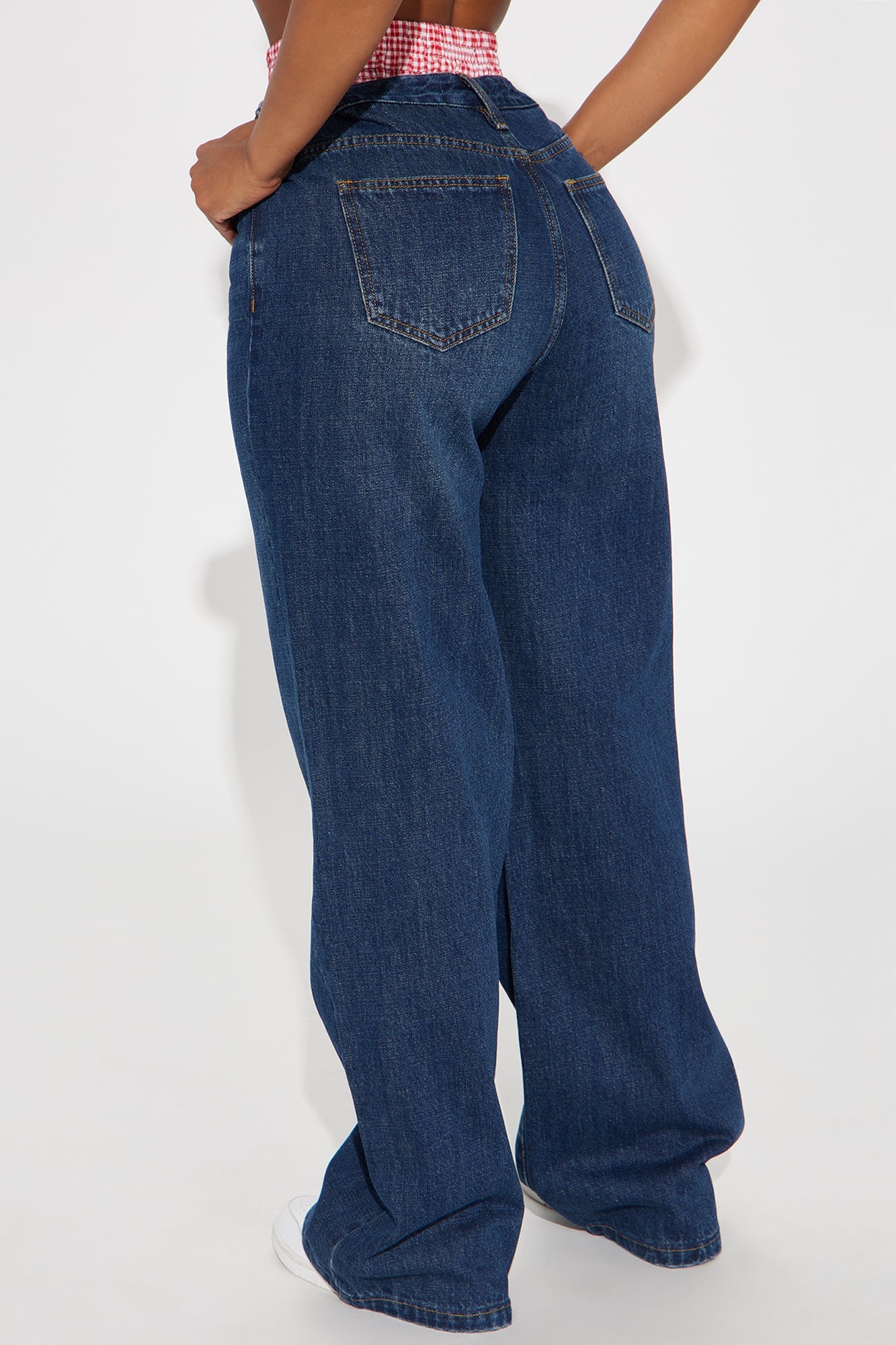 Ziggy Non Stretch Boxer Straight Leg Jeans - Dark Wash
