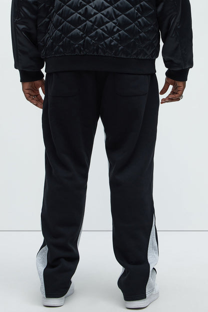 Lakers Backboard Skinny Flare Sweatpants - Black/Purple