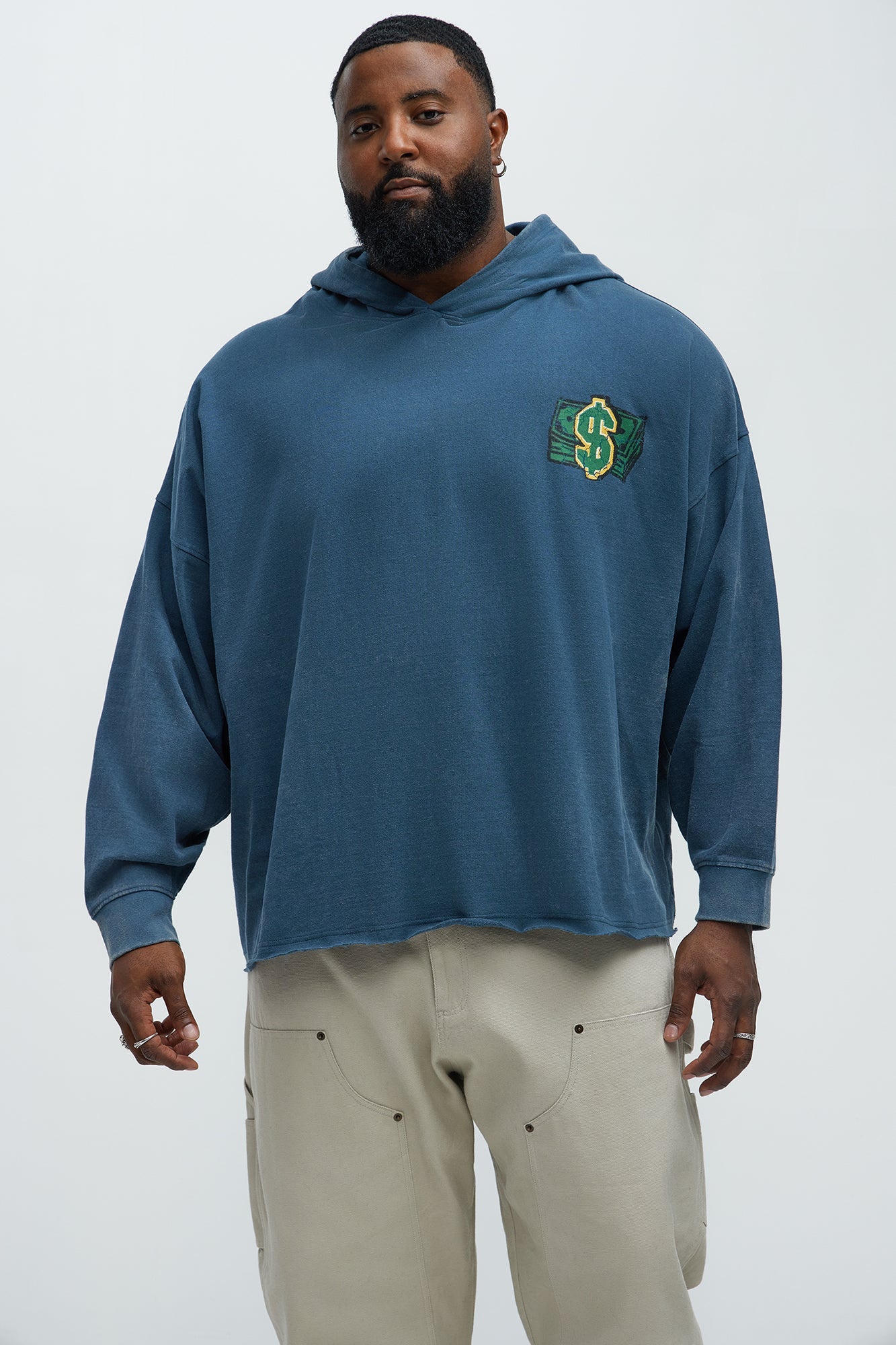 Cash Is King Hoodie - Blue