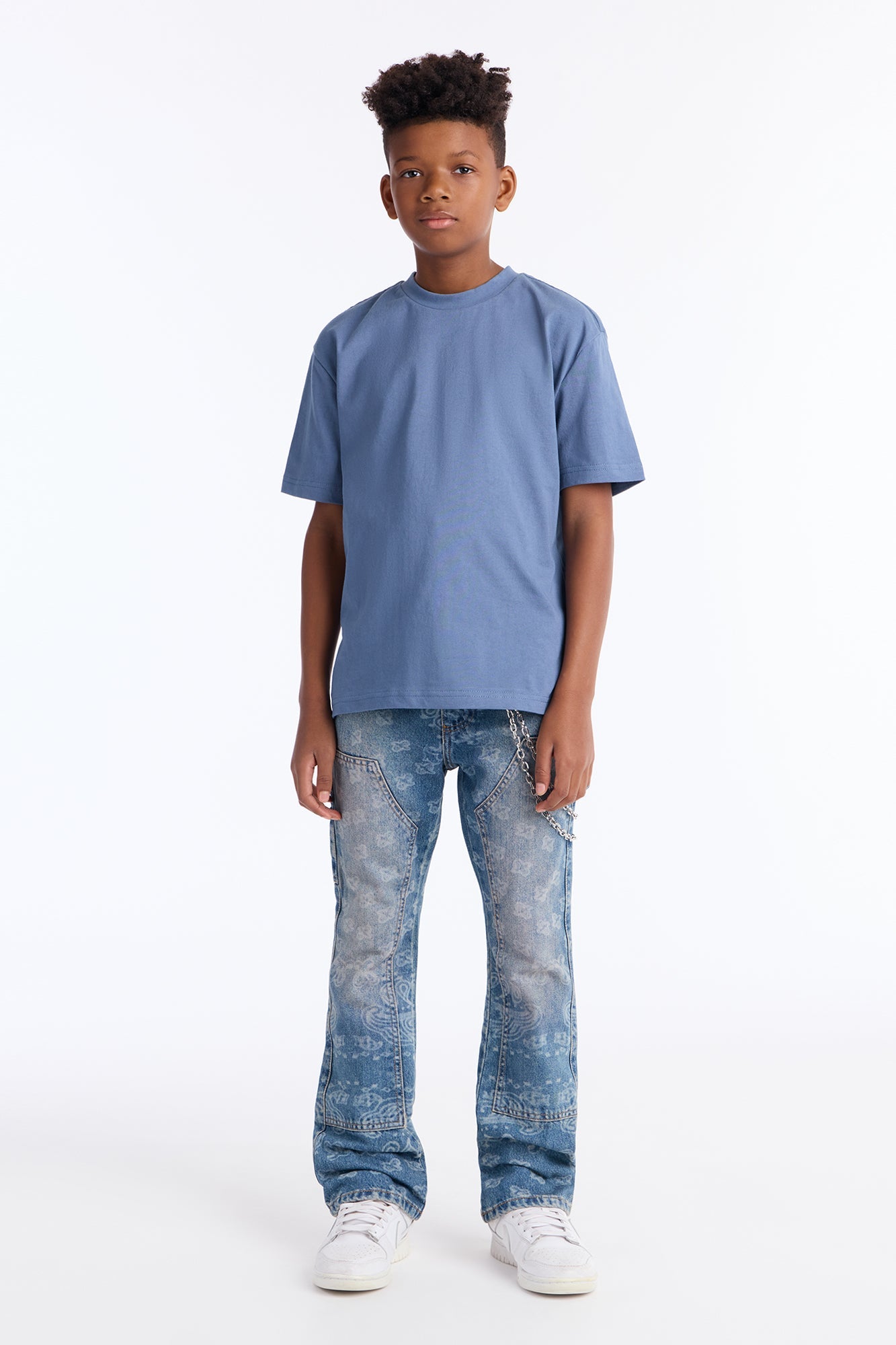 Mini Oversized Heavyweight Tee 240GSM - Indigo