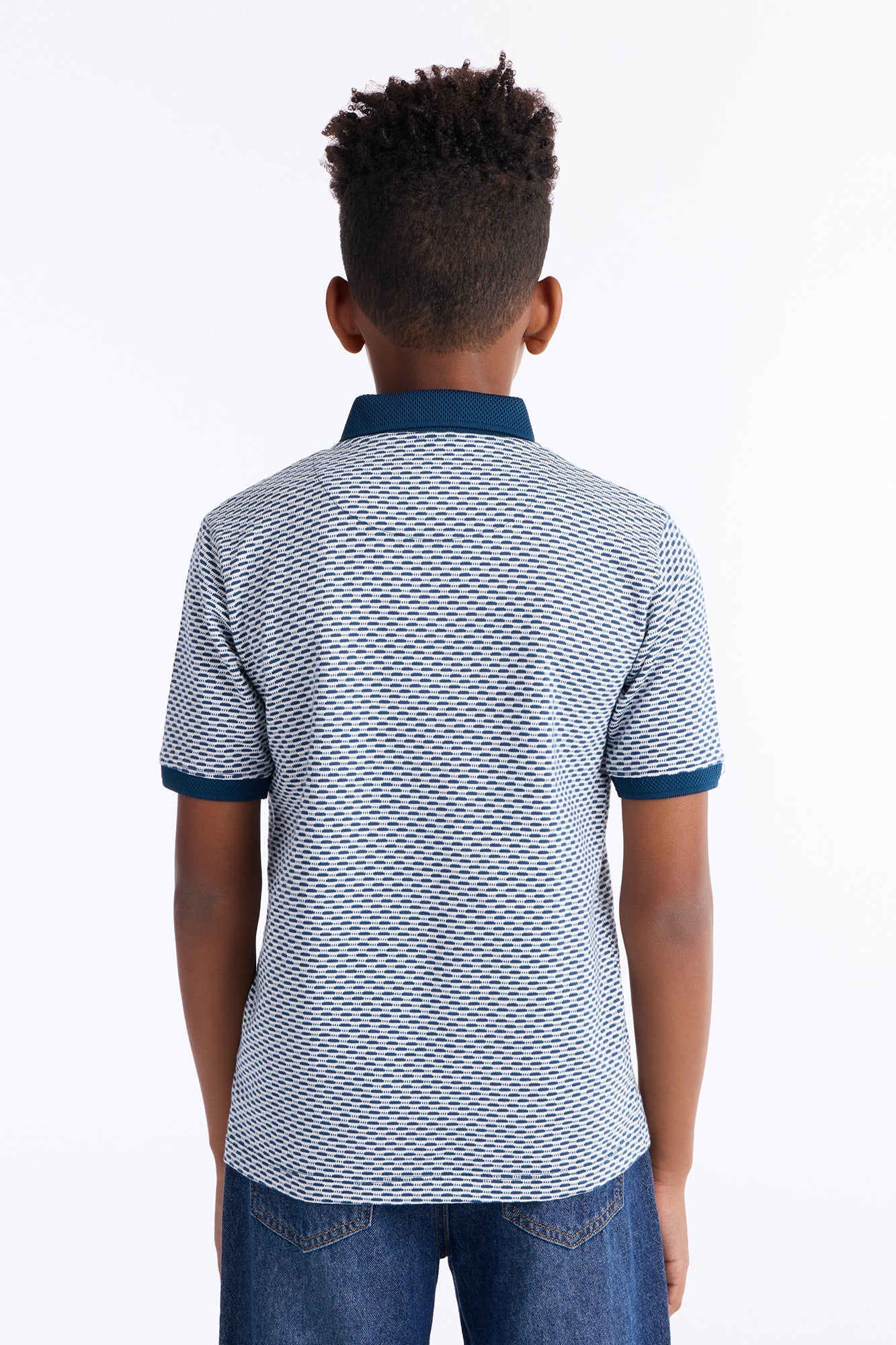 Mini The Difference Short Sleeve Polo - Blue