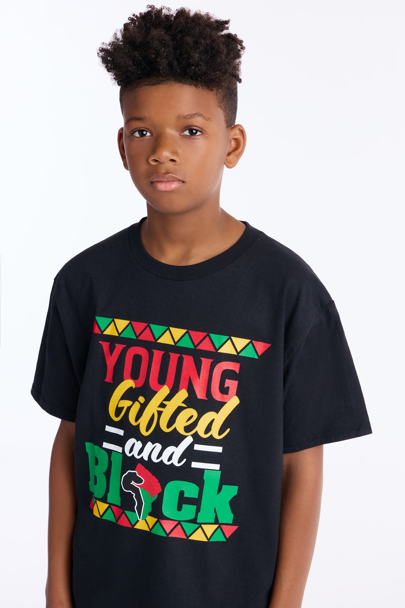 Mini Young Gifted and Black Short Sleeve Tee - Black