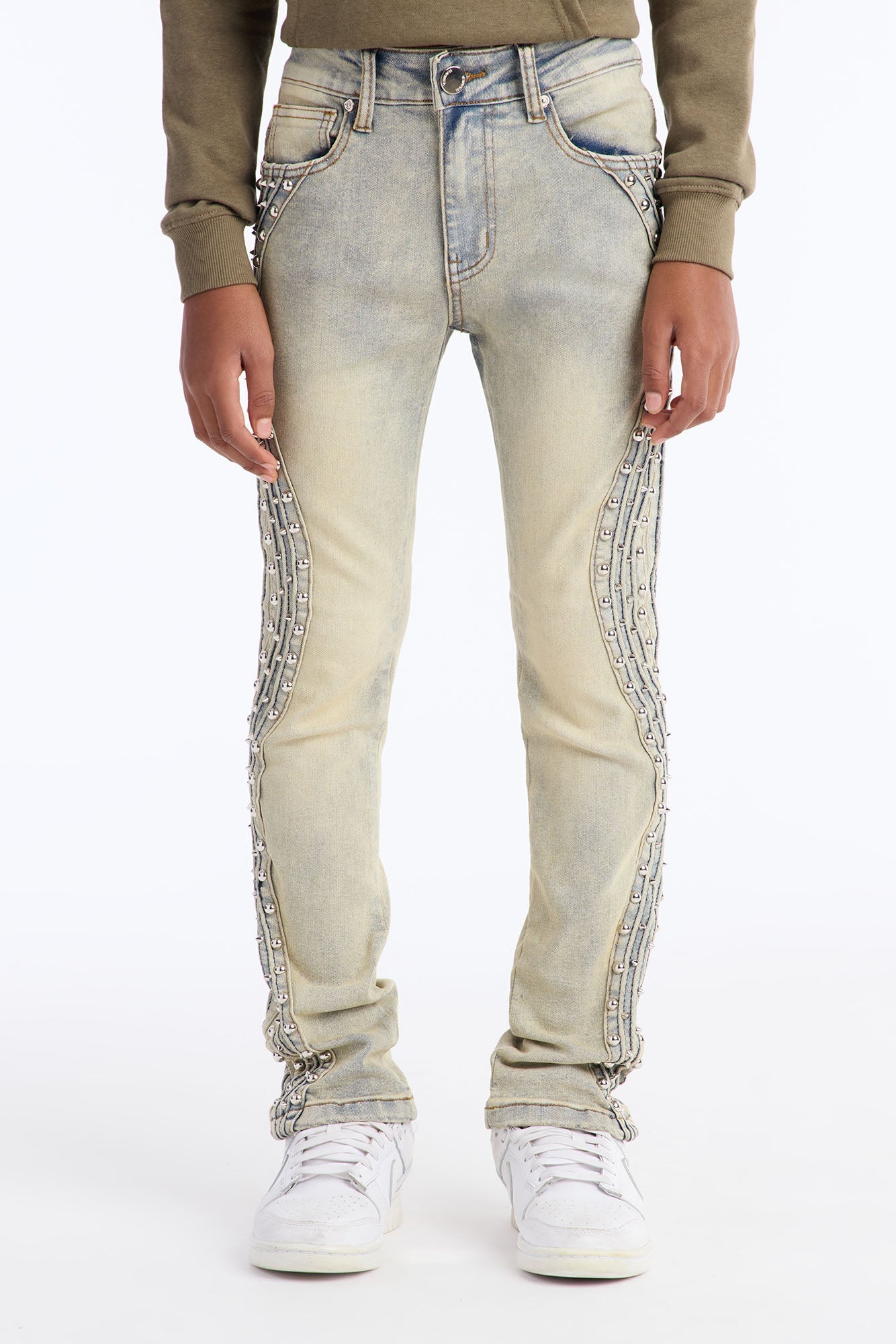 Mini Making Waves Flare Jeans - Vintage Blue Wash