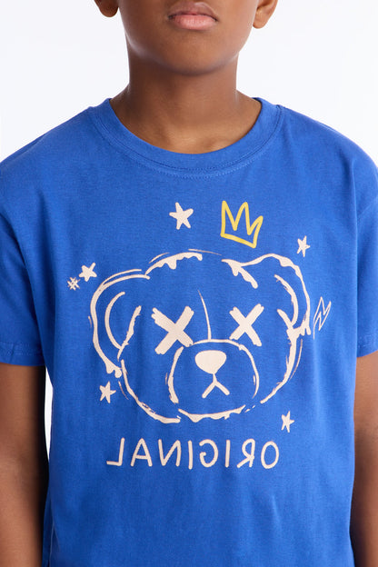 Mini The Original Short Sleeve Tee - Blue