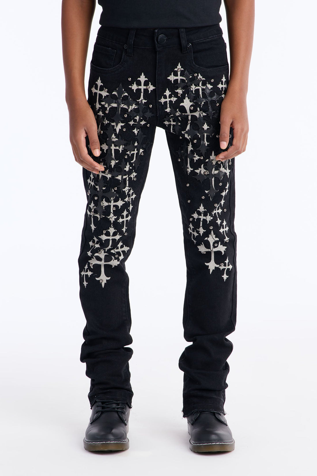 Mini No Secret Flare Pants - Black