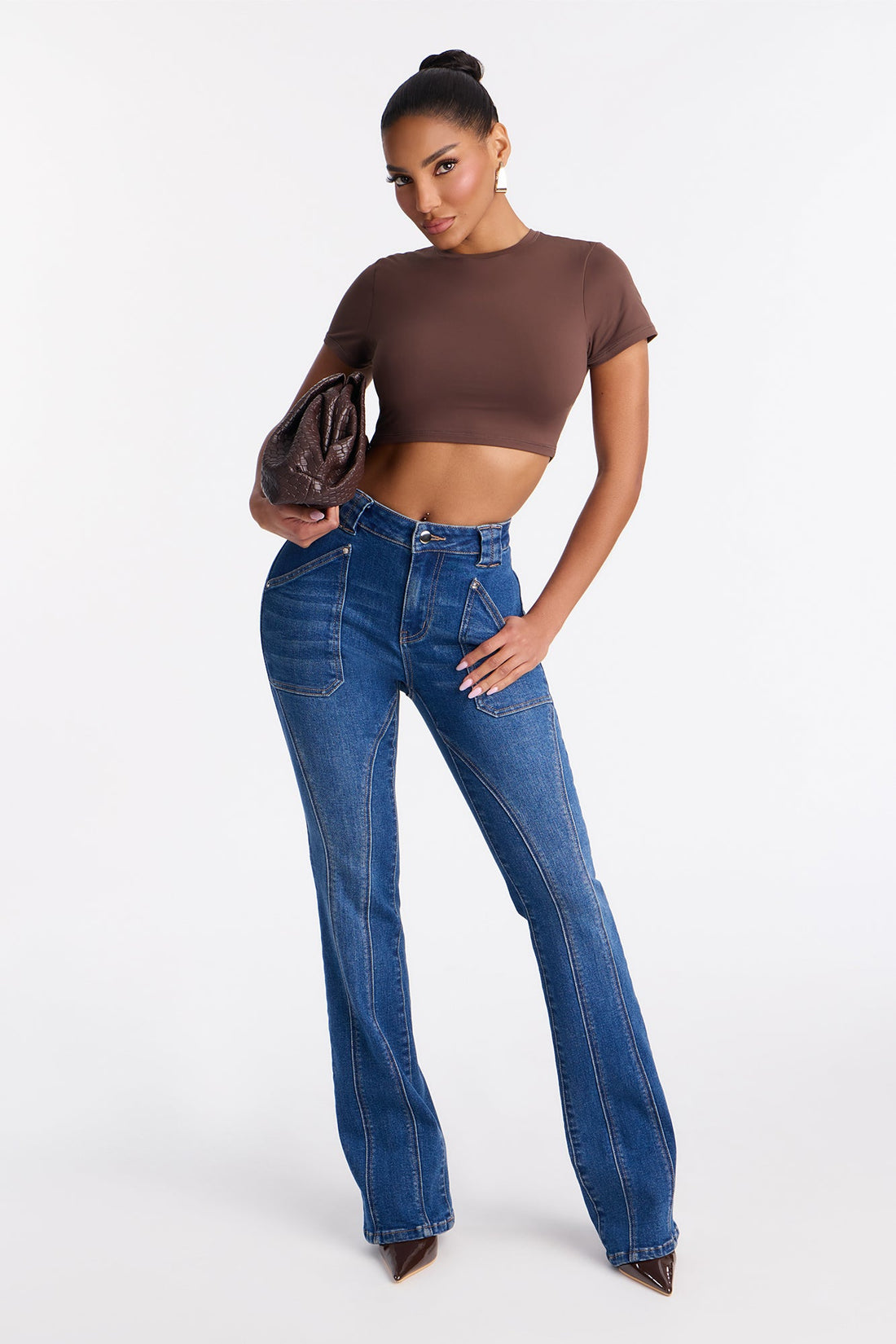 What It Seams Bootcut Jeans - Dark Wash