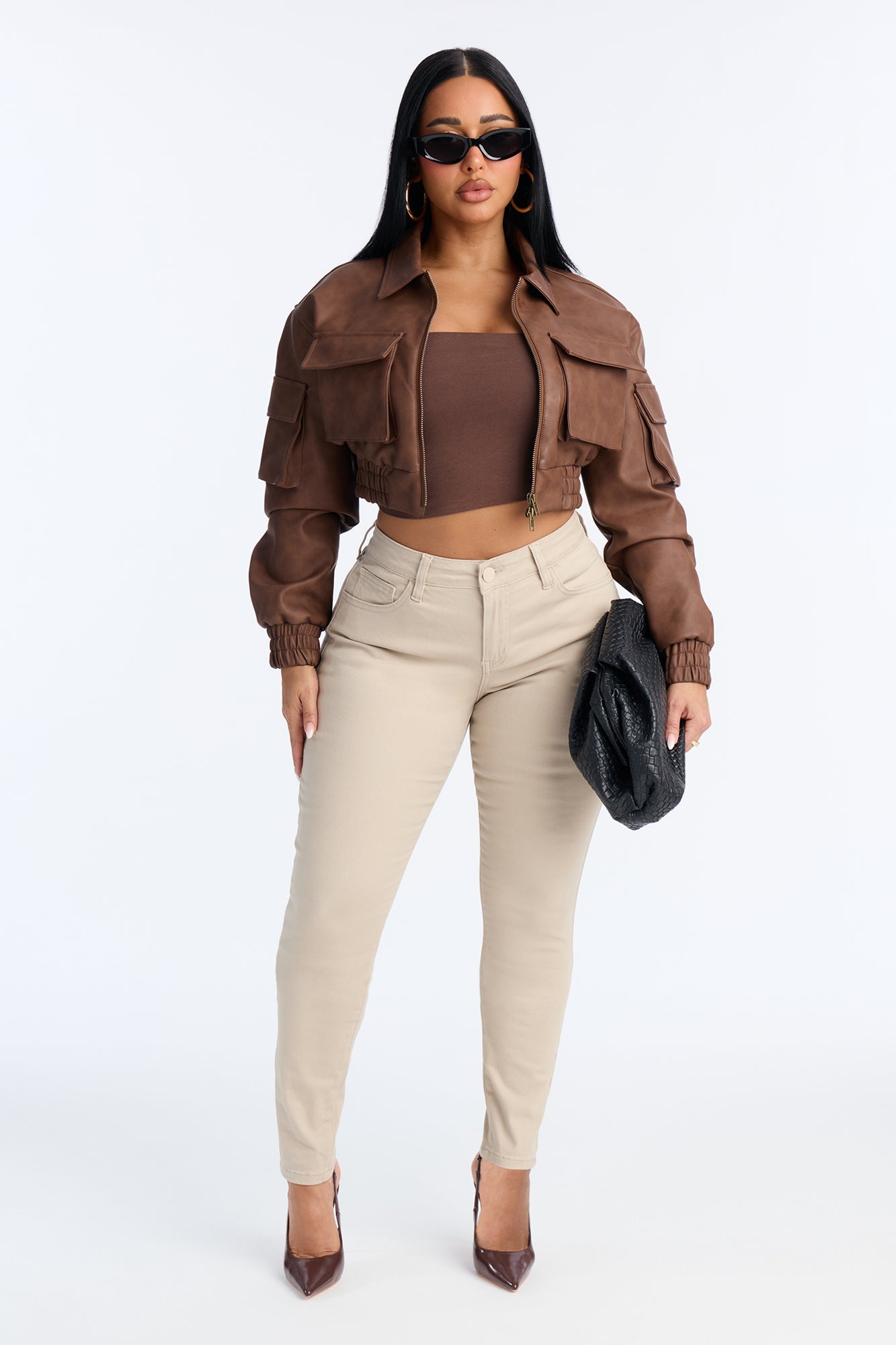Tall Skinny Uniform Pants - Khaki