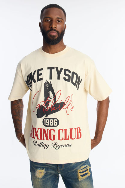 Mike Tyson Boxing Club Premium Short Sleeve Tee - Cream
