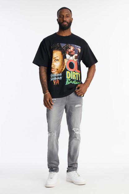 Ol Dirty Bastard SHIMMY SHIMMY YA Premium Short Sleeve Tee - Black