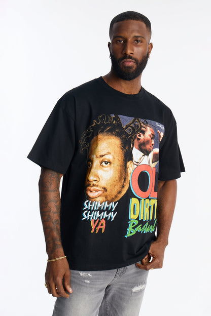 Ol Dirty Bastard SHIMMY SHIMMY YA Premium Short Sleeve Tee - Black