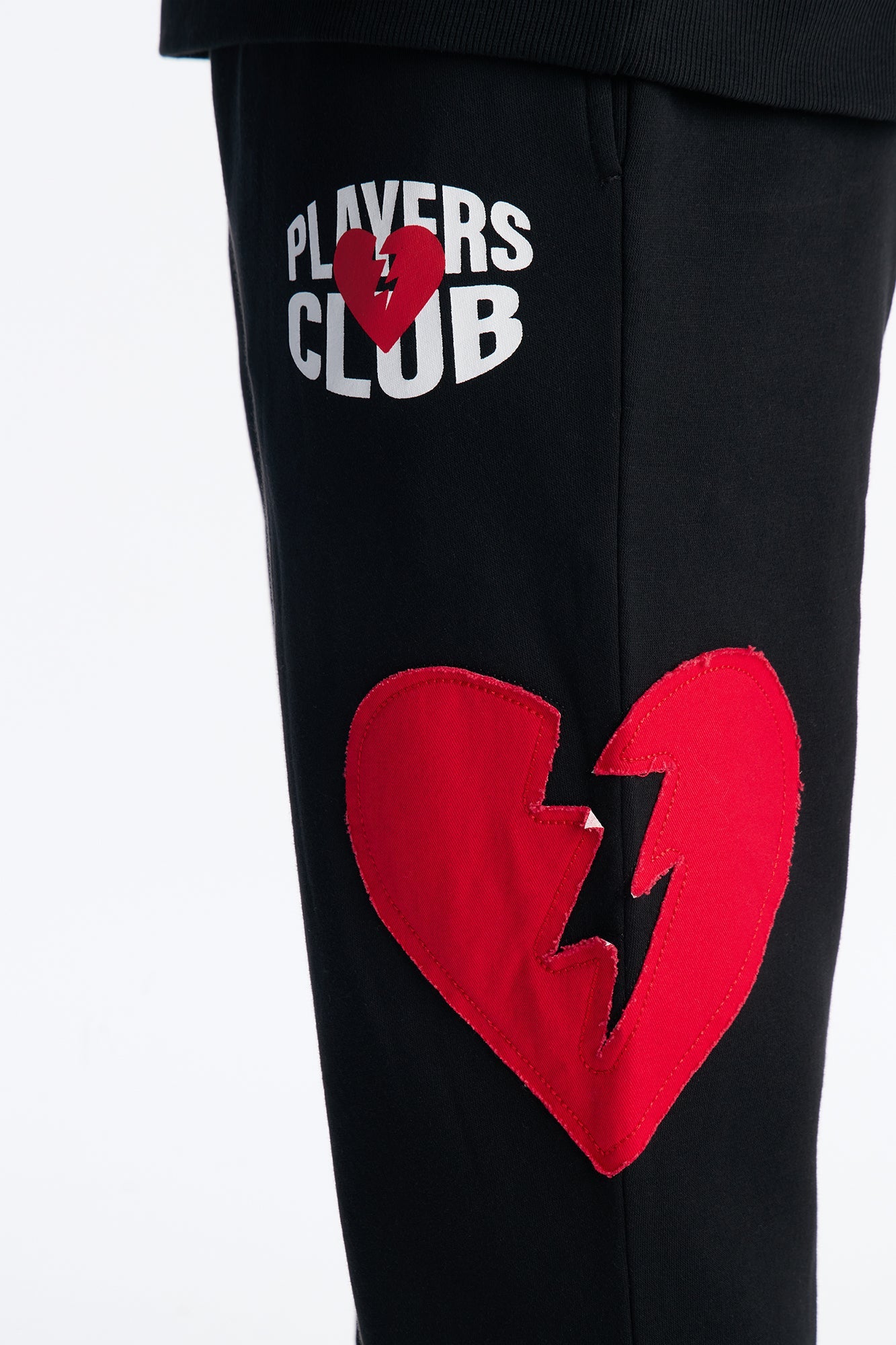 Heartbreakers Players Club Skinny Flare Sweatpants - Black