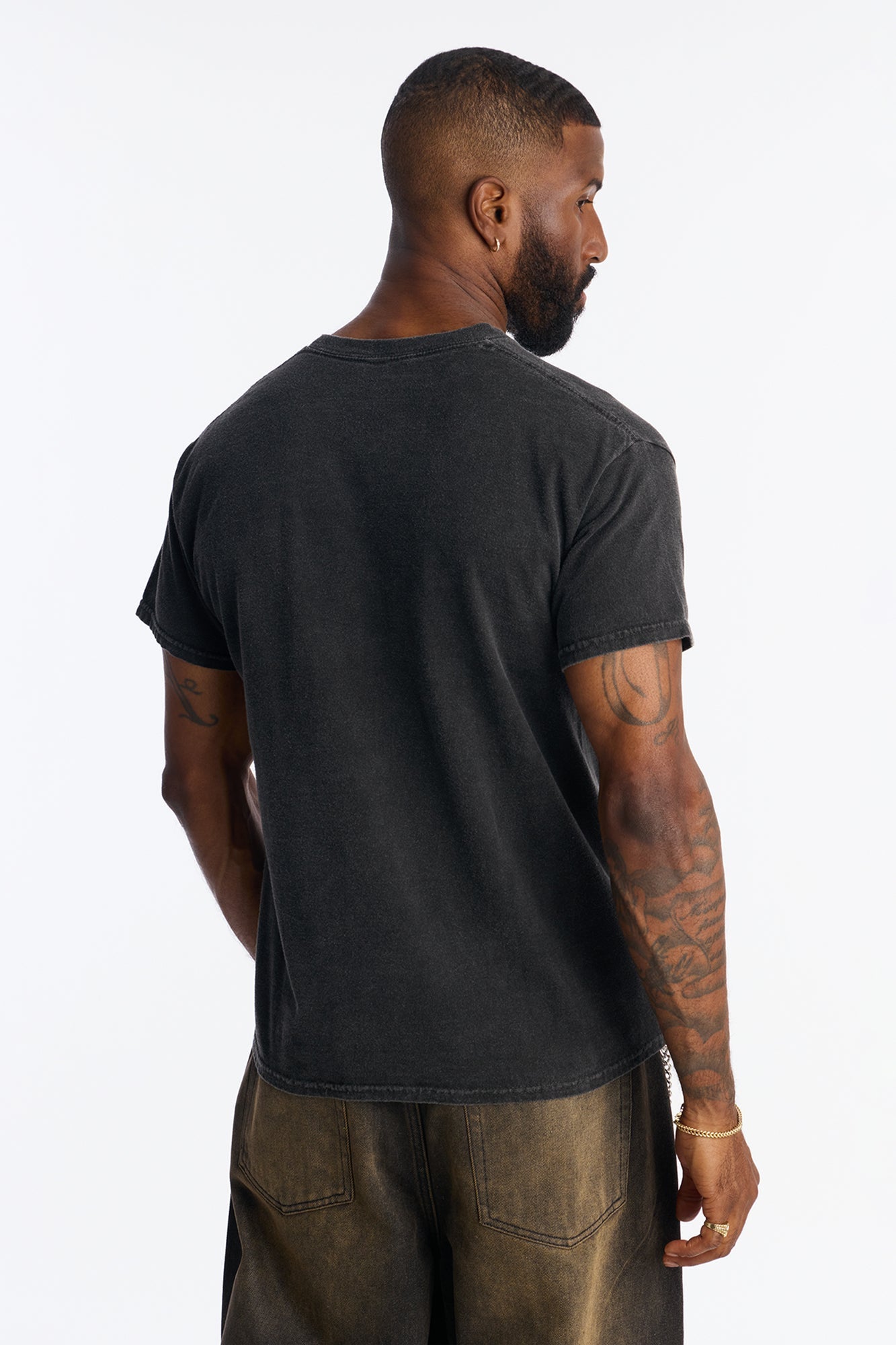 DMX Moment Of Prayer Vintage Washed Short Sleeve Tee - Black Wash