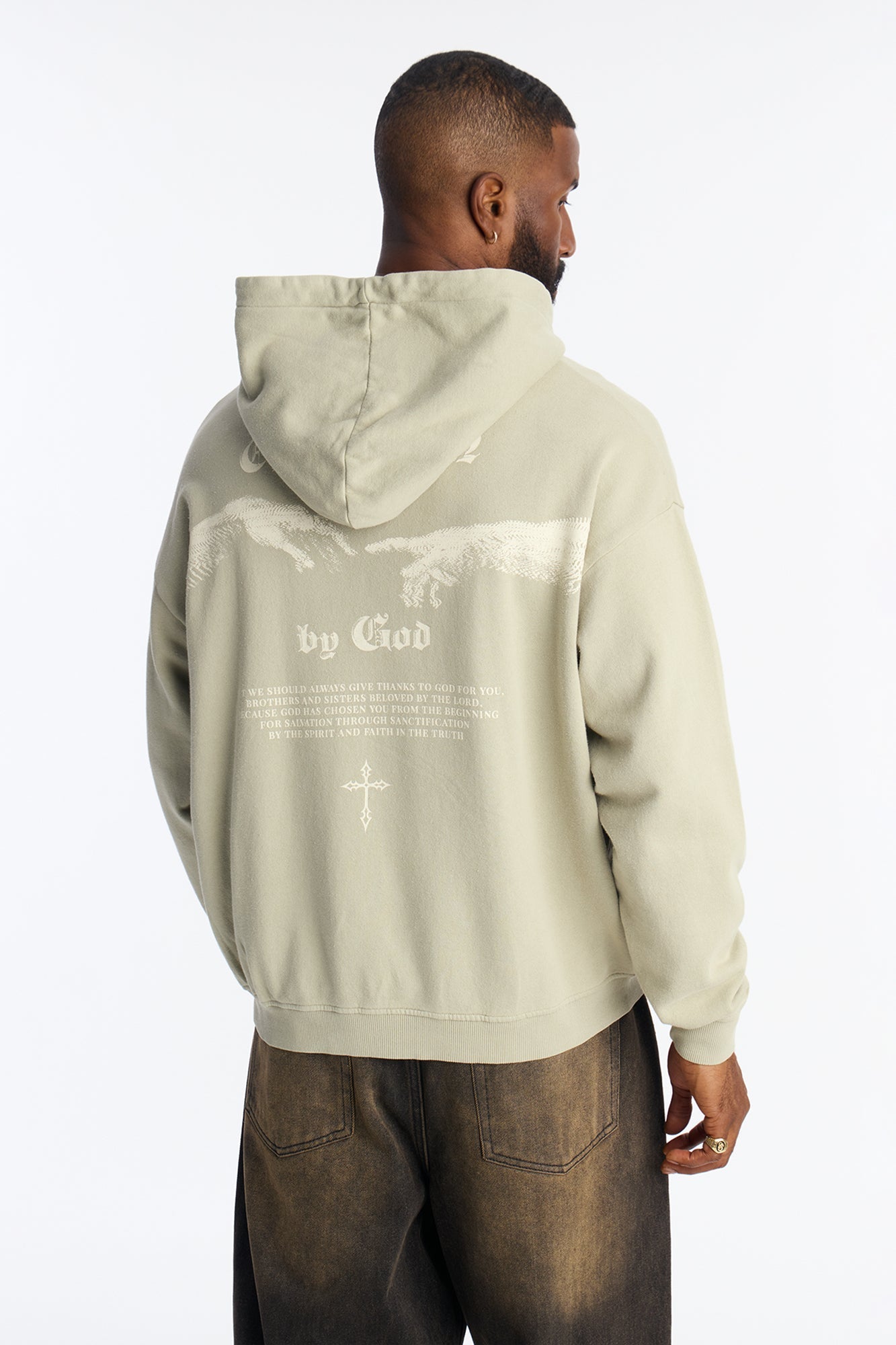 Chosen By God Hoodie - Sand
