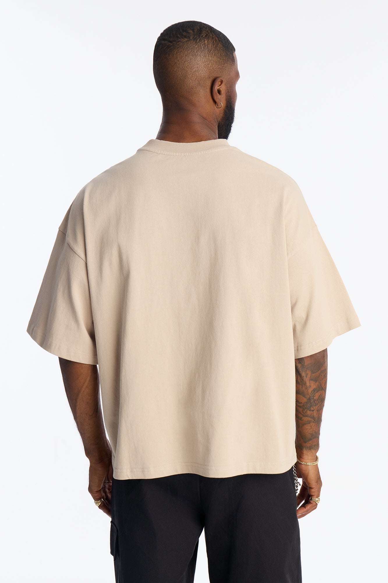 Boxy Heavyweight Tee 240GSM - Tan