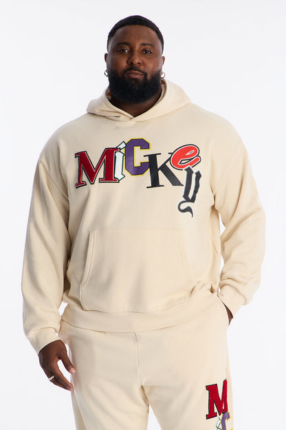 Disney Mickey Patch Hoodie - Natural