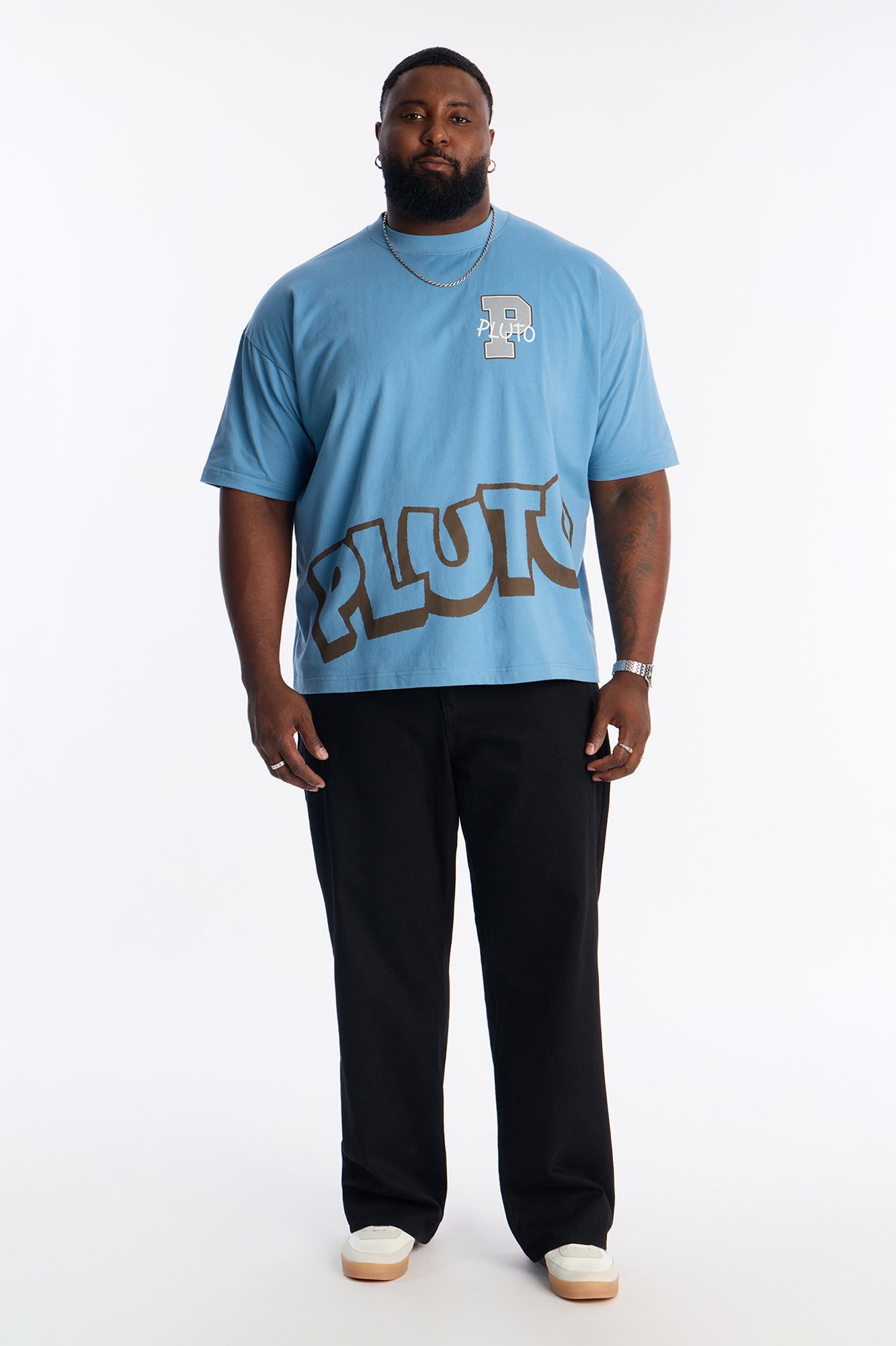 Disney Pluto Attitude Premium Short Sleeve Tee - Indigo