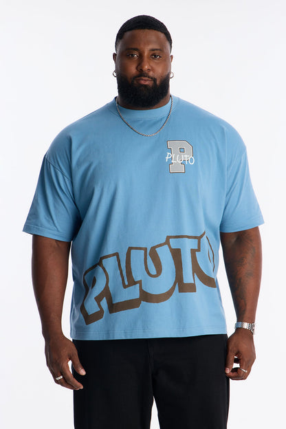 Disney Pluto Attitude Premium Short Sleeve Tee - Indigo