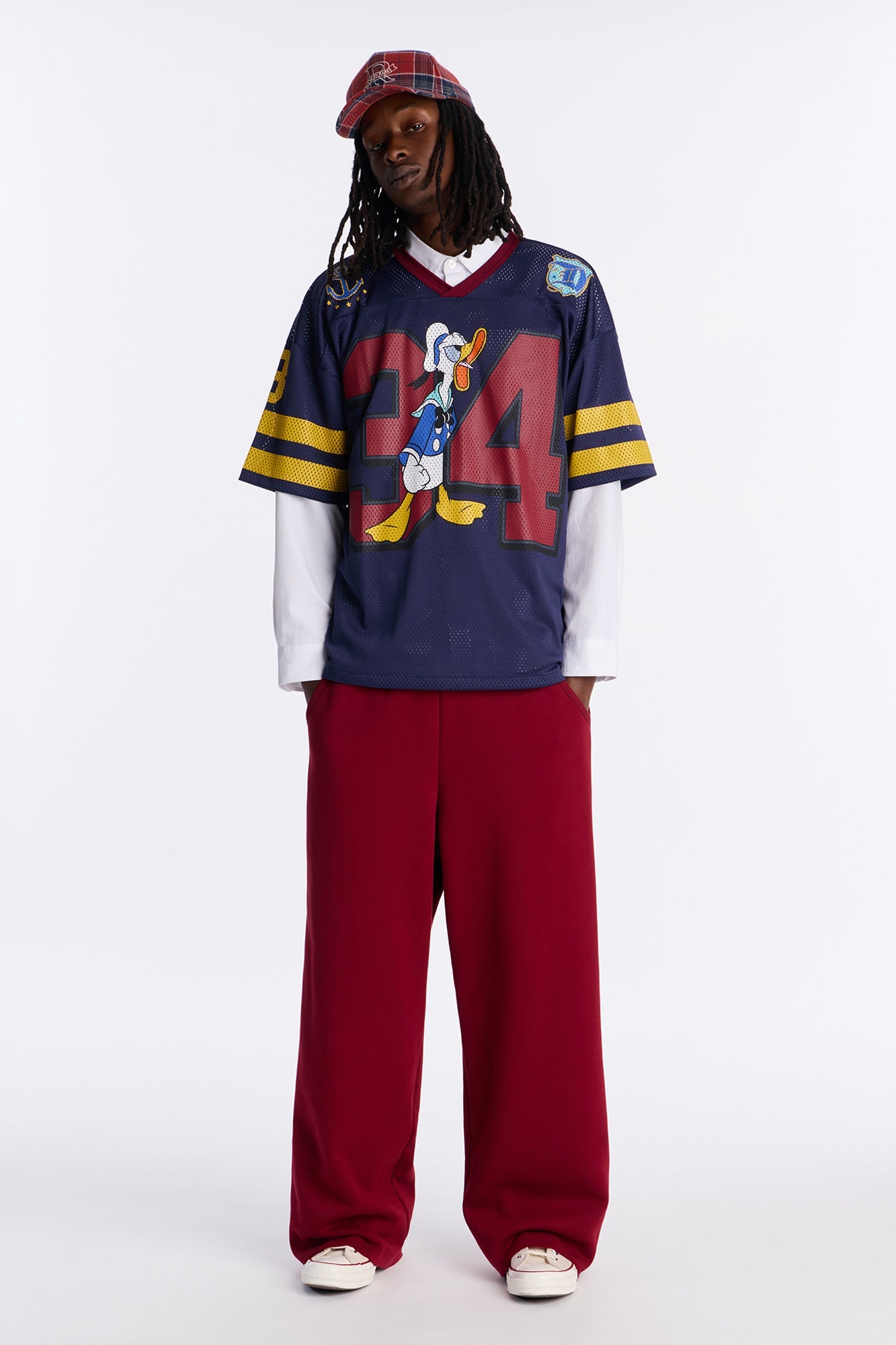Disney Donald 34 Football Jersey - Navy