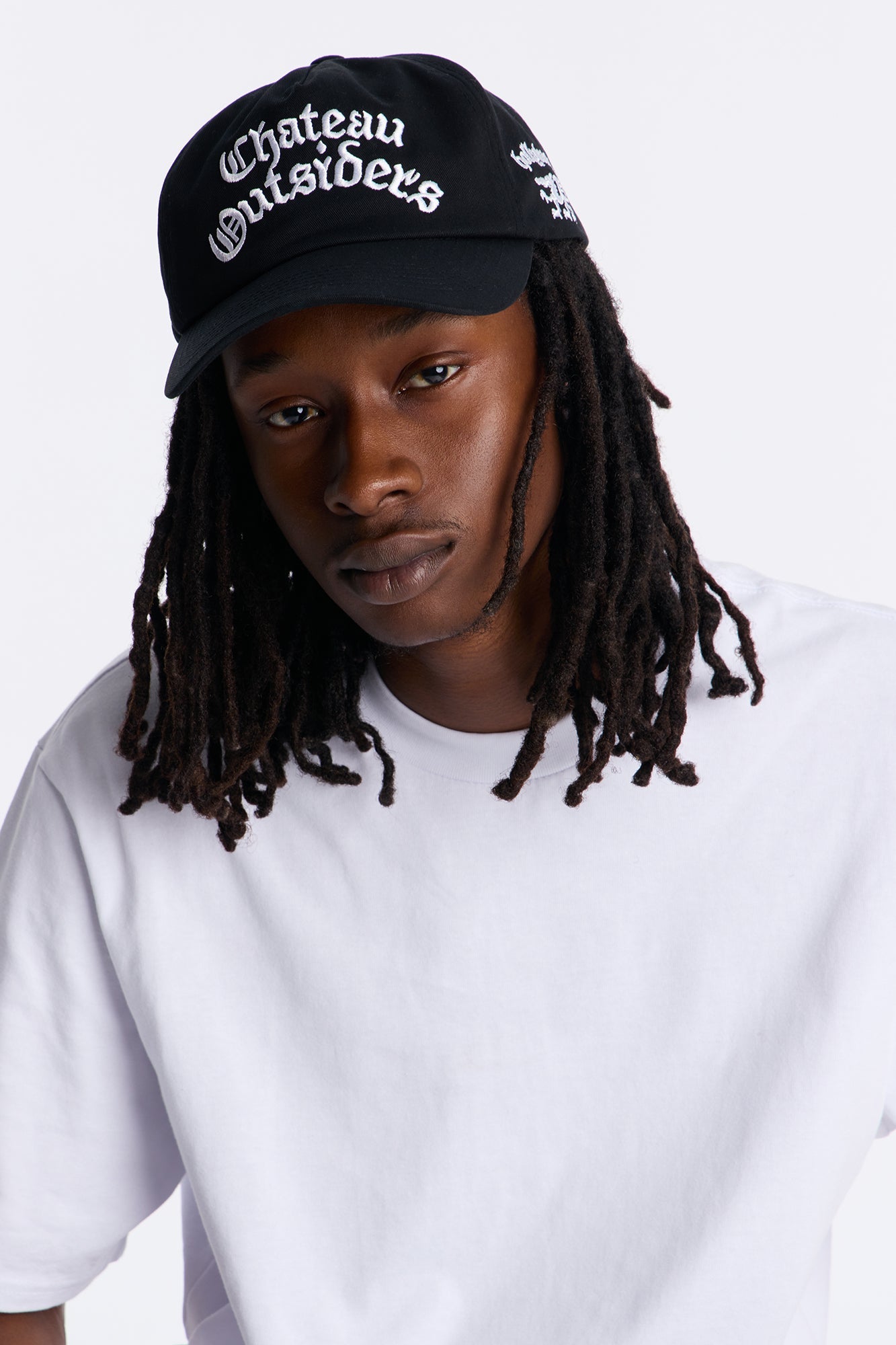 Chateau Hollywood Unstructured Twill Snapback Hat - Black