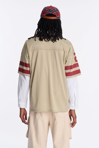 Disney Mickey 28 Football Jersey - Cream