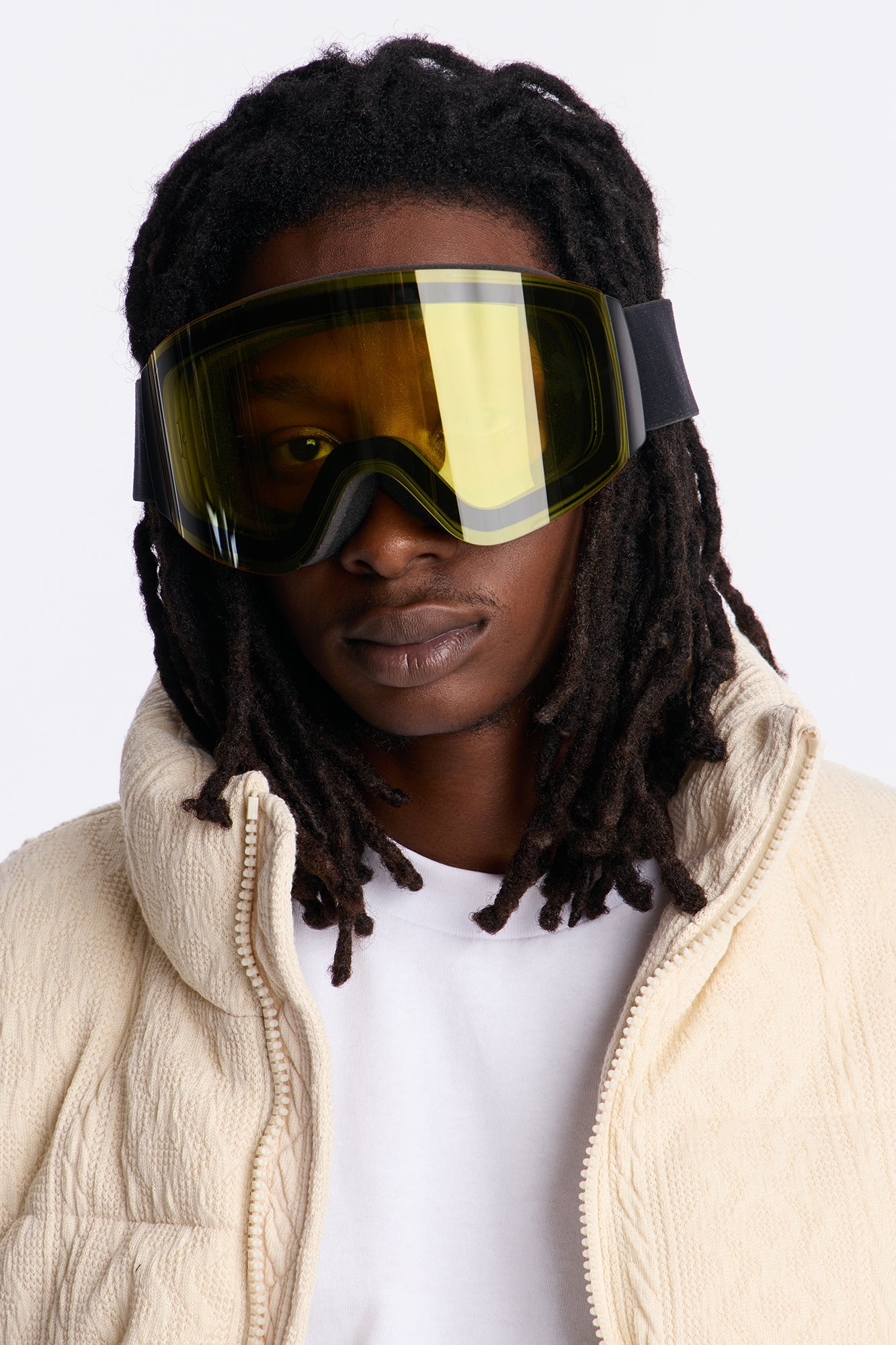 Night Vision Functional Snow Goggles - Black