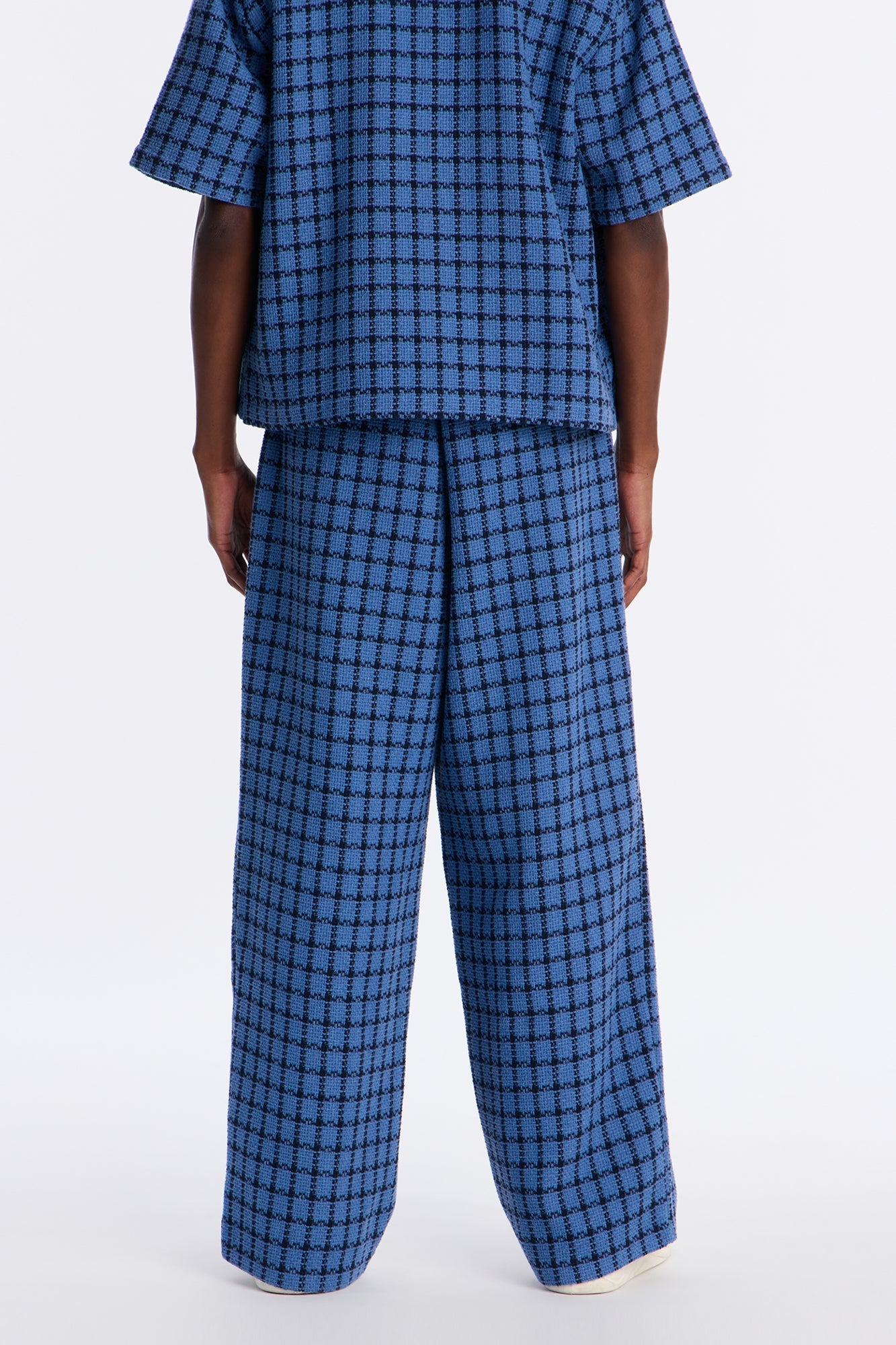 Baggy Theory Tweed Pant - Blue