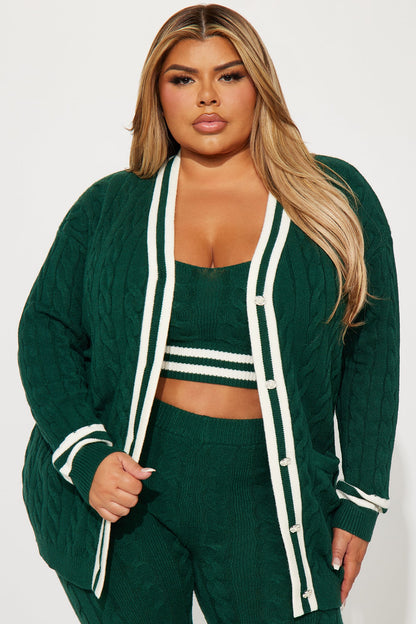 Alessa 3 Piece Sweater Legging Set - Hunter