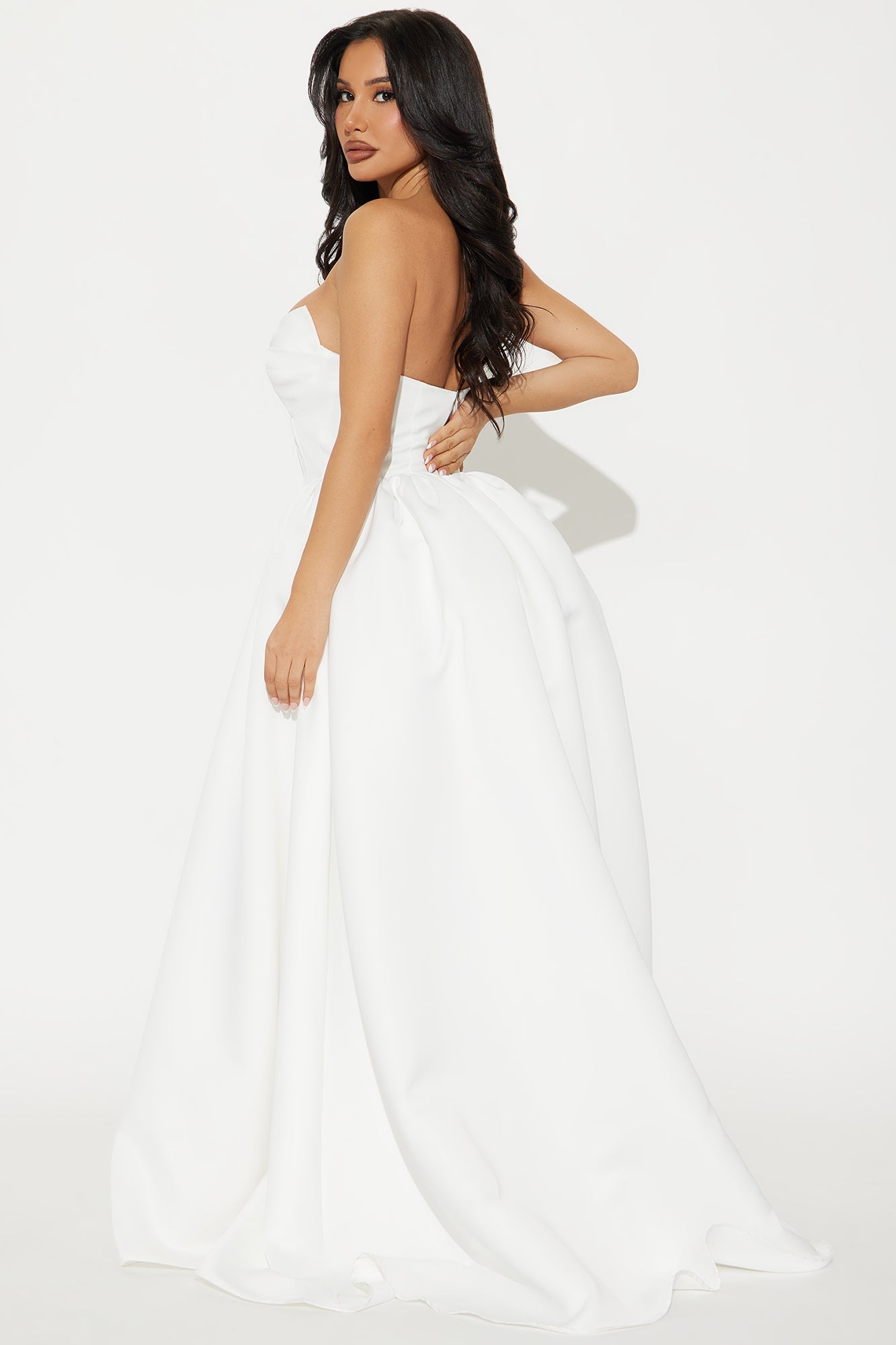 Sweet And Flirty Maxi Dress - White