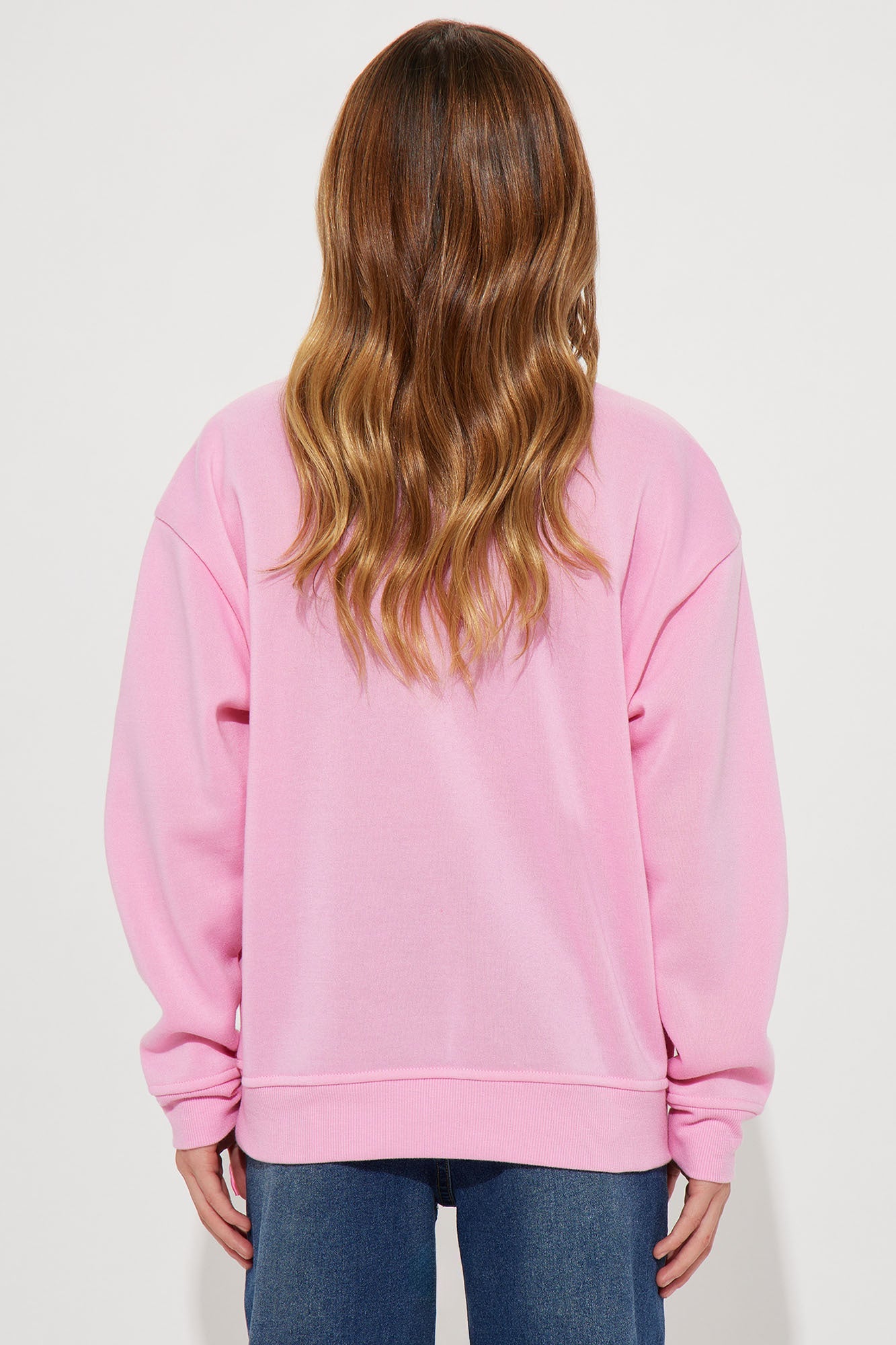 Mini High Maintenance Crew Neck Sweatshirt - Pink