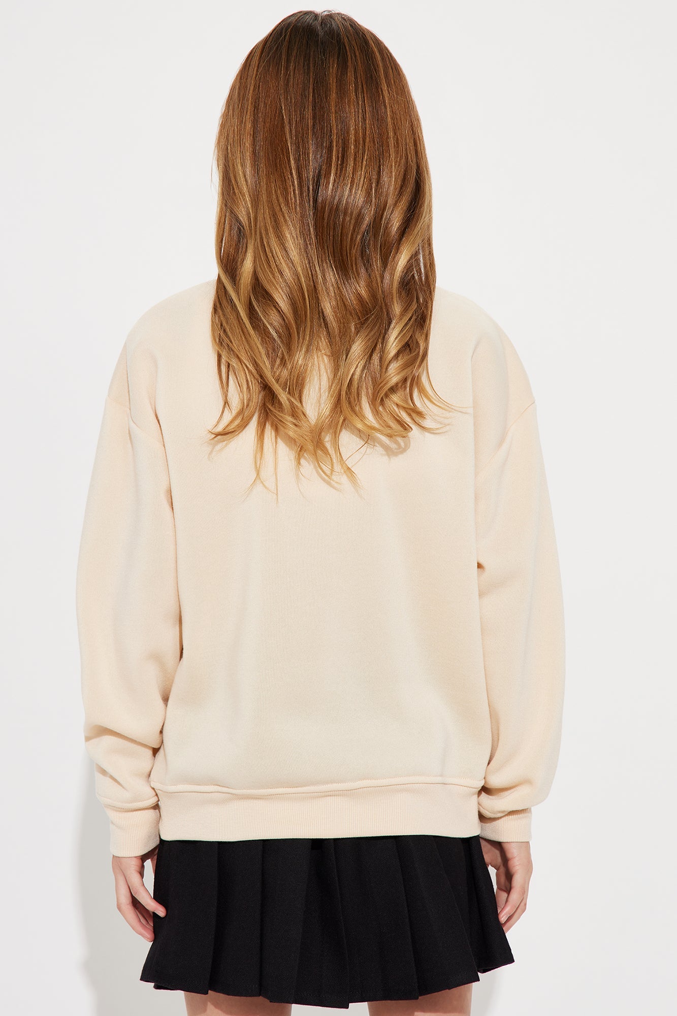 Mini LA Cutie Crew Neck Sweatshirt - Sand