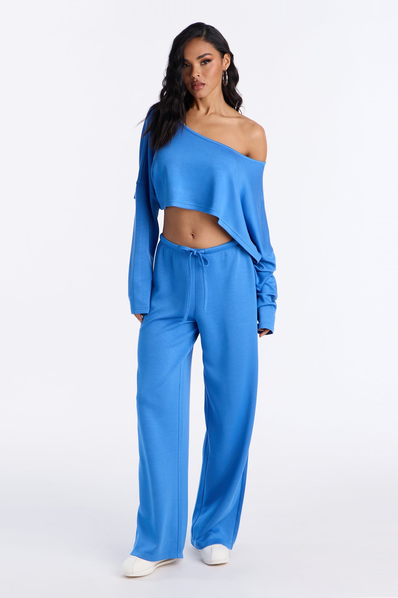 Match My Vibe Modal Lounge Top - Blue