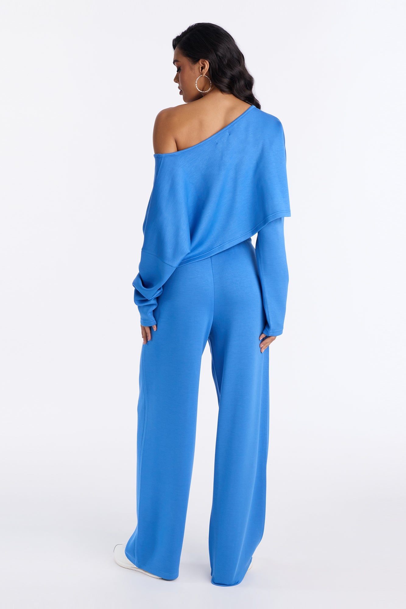 Match My Vibe Modal Lounge Top - Blue