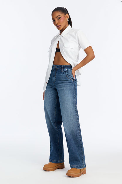 Just Relax Trouser Jeans - Dark Wash