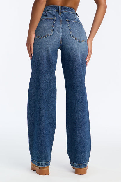 Just Relax Trouser Jeans - Dark Wash