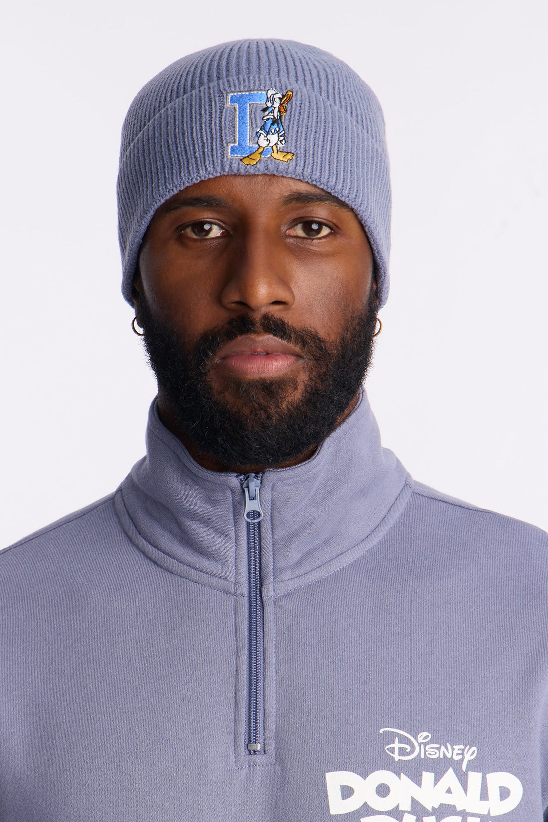 Disney Varsity Donald Ribbed Cuff Beanie - Blue