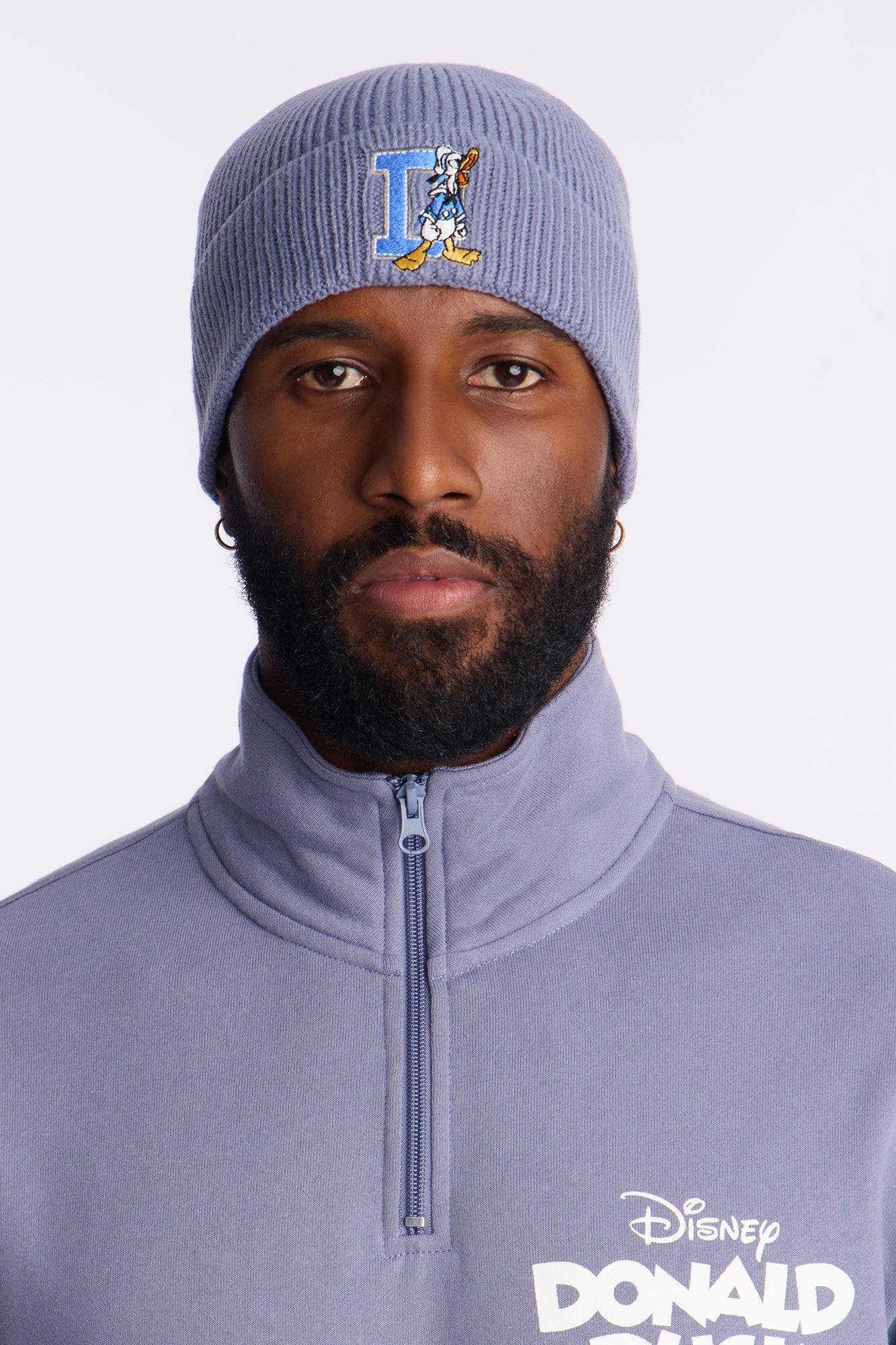 Disney Varsity Donald Ribbed Cuff Beanie - Blue