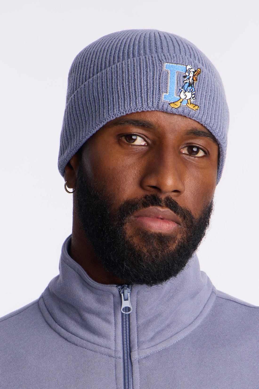 Disney Varsity Donald Ribbed Cuff Beanie - Blue