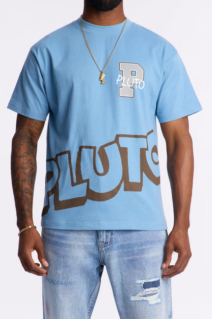 Disney Pluto Attitude Premium Short Sleeve Tee - Indigo