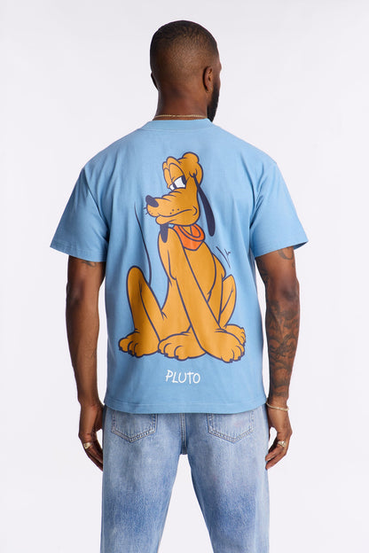 Disney Pluto Attitude Premium Short Sleeve Tee - Indigo