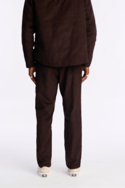 Straight Corduroy Wale Pant - Dark Brown