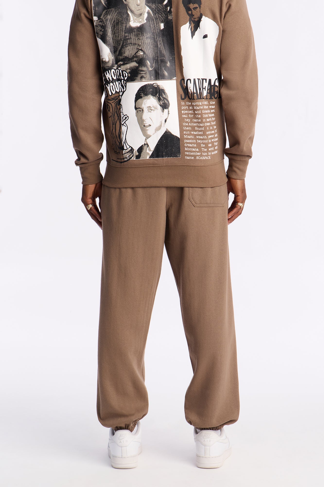 Scarface Tony Montana Jogger - Brown