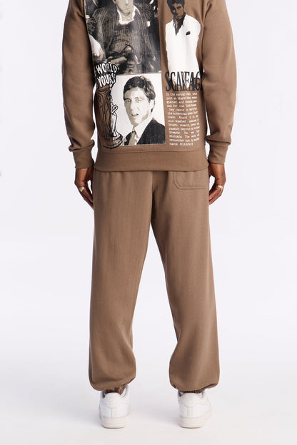 Scarface Tony Montana Jogger - Brown